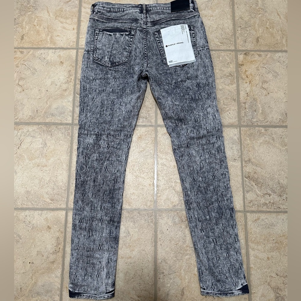 Purple jeans